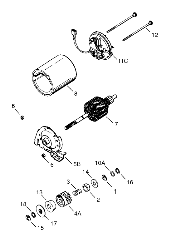 Electric Starter Assembly No. 35709