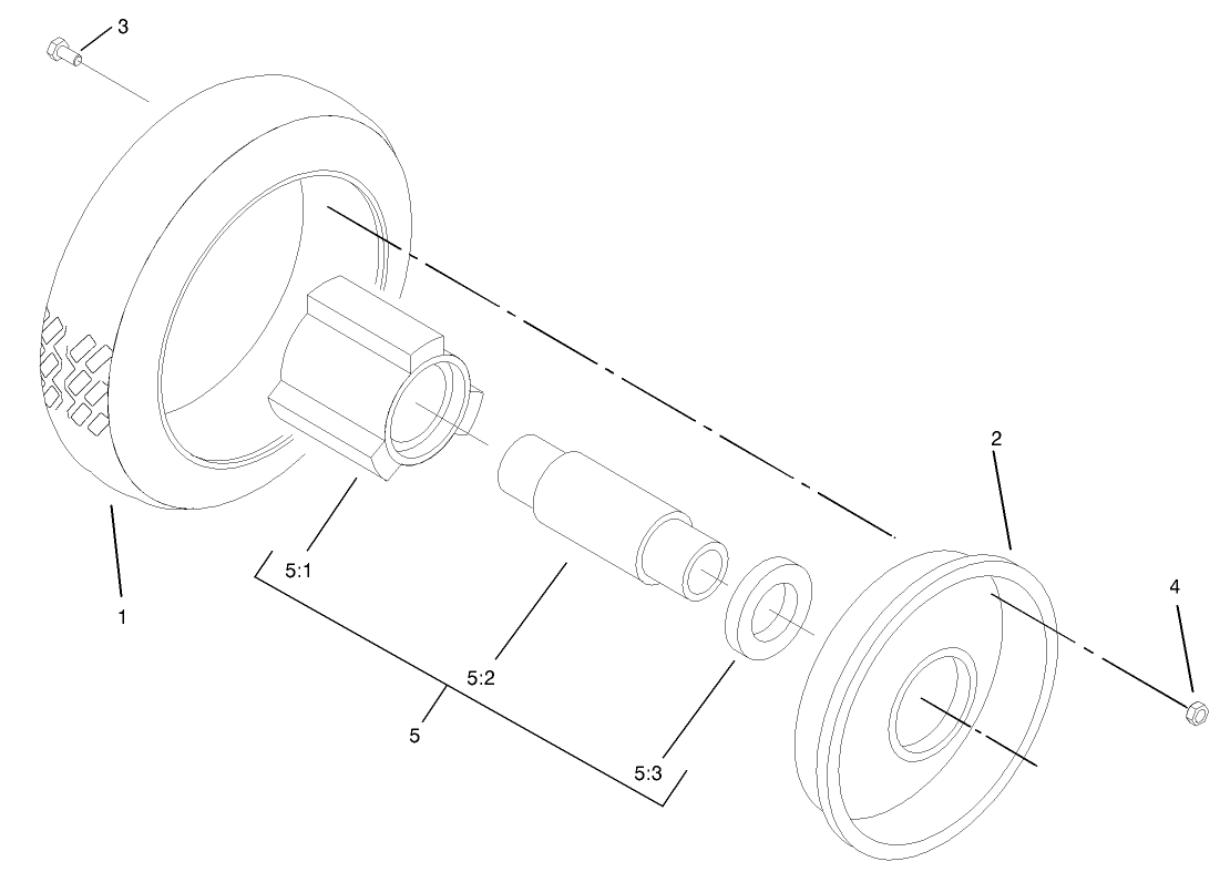Wheel and Tire Assembly No. 100-2870
