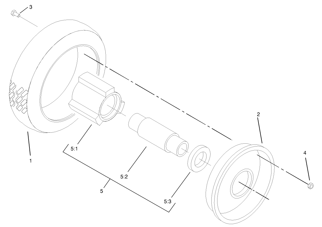 Wheel and Tire Assembly No. 100-2870
