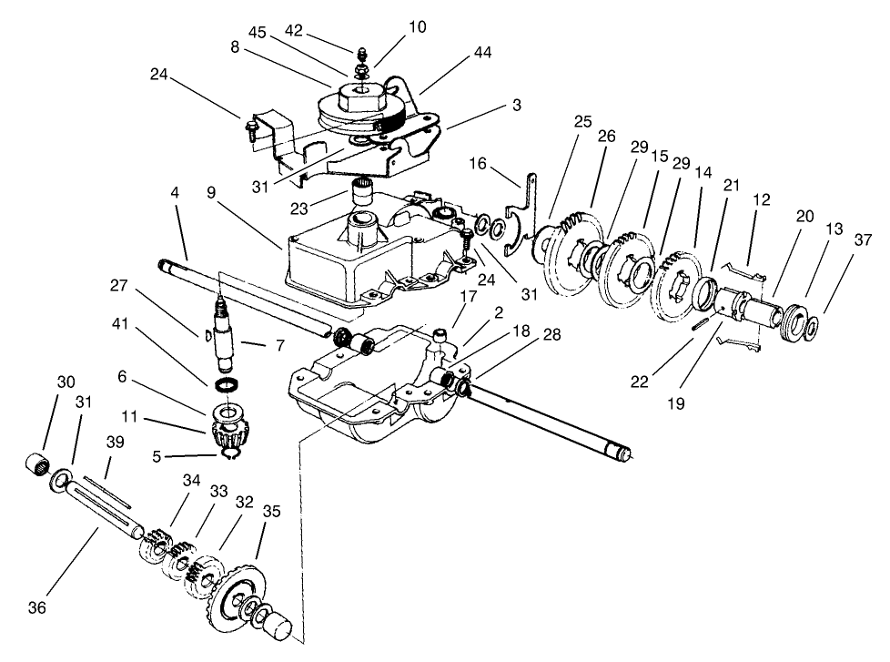 Gear Case Assembly No. 74-1861
