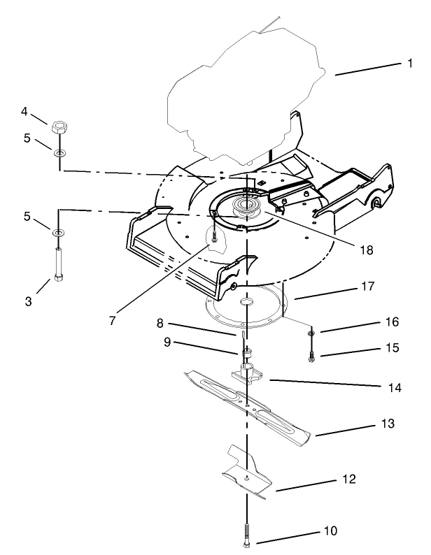 Engine and Blade Assembly