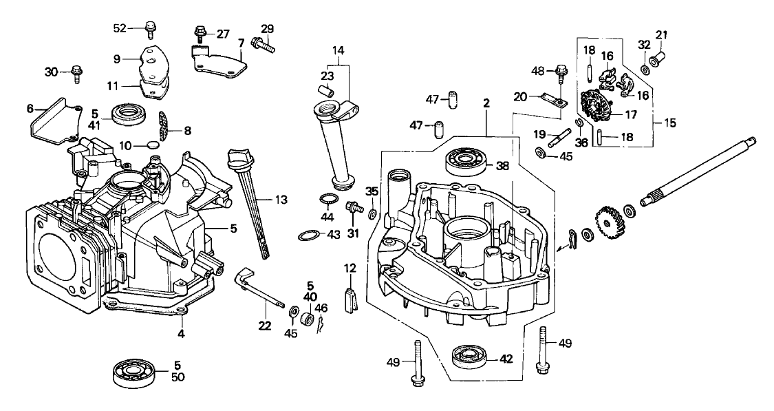 Cylinder Barrel Assembly  Honda GXV160K1 A1