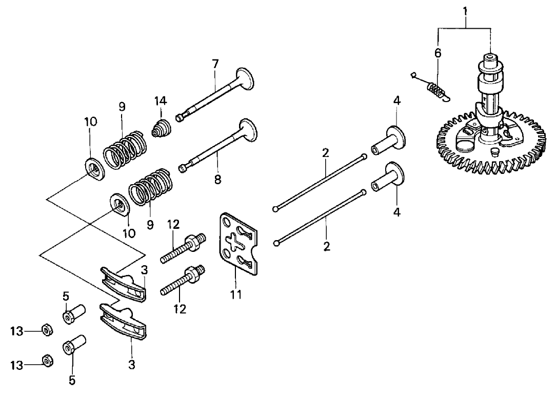 Camshaft Assembly  Honda GXV160K1 A1