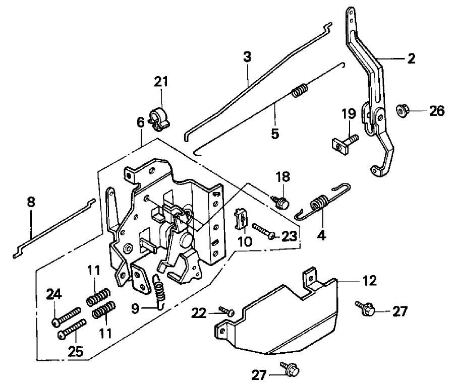 Control Assembly  Honda GXV160K1 A1
