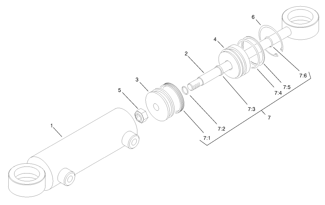 Hydraulic Cylinder Assembly No. 94-8141