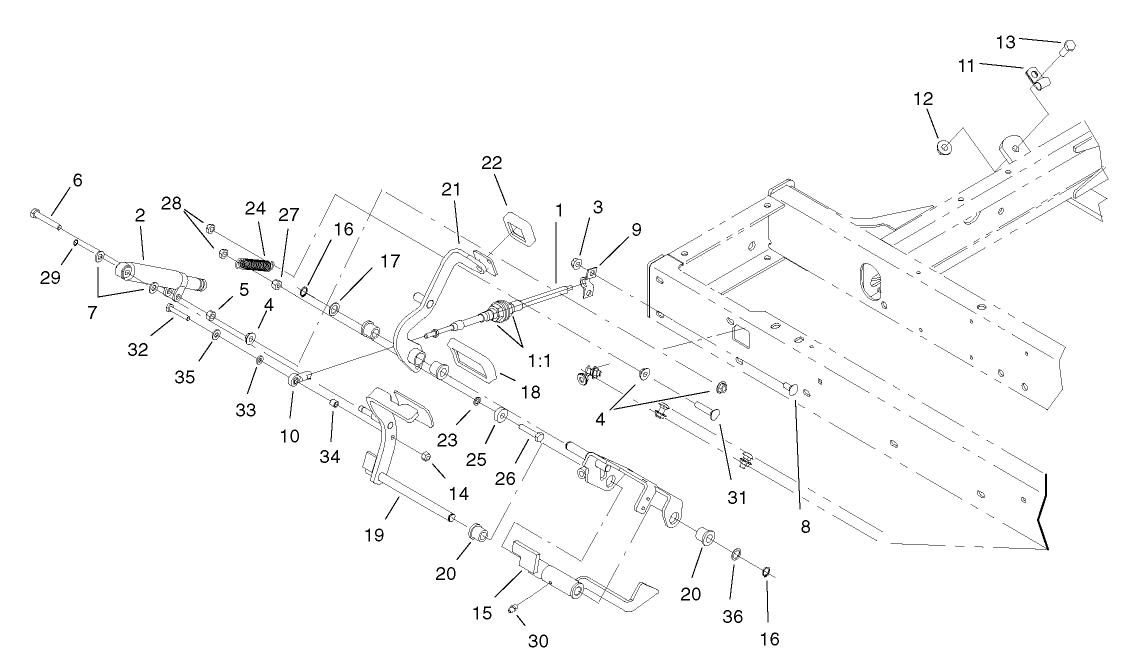 Traction Pedal Assembly