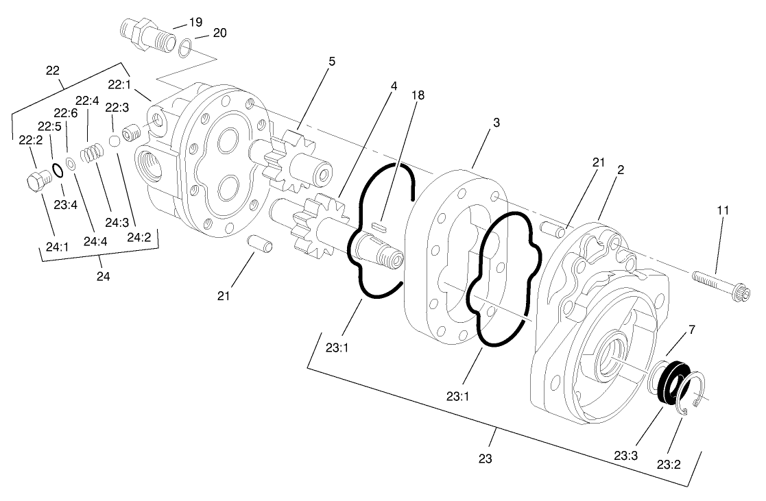 Motor Gear Assembly No. 99-3627