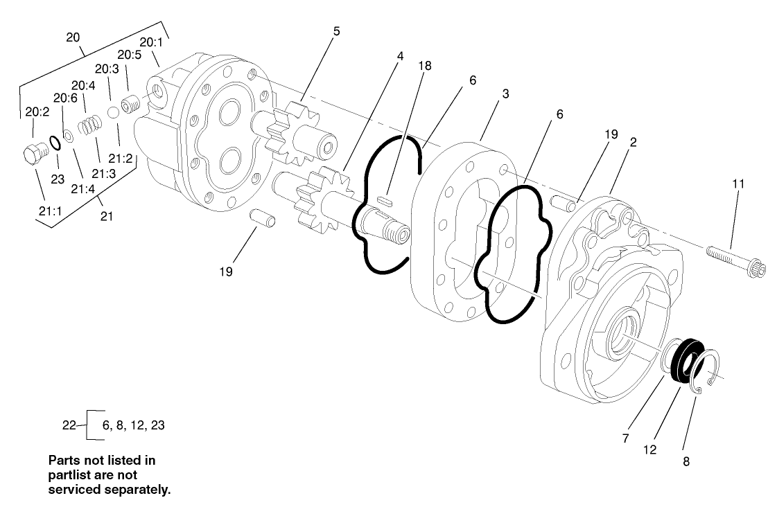 Motor Gear Assembly No. 93-6975