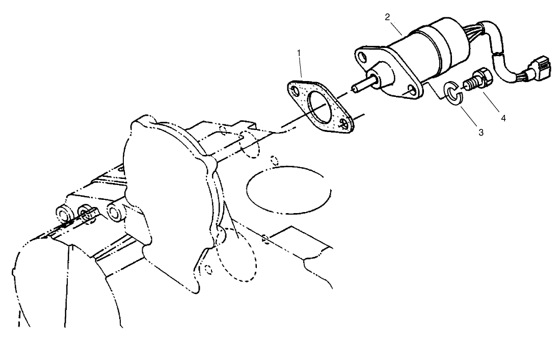 Stop Solenoid and Fuel Pump Assembly