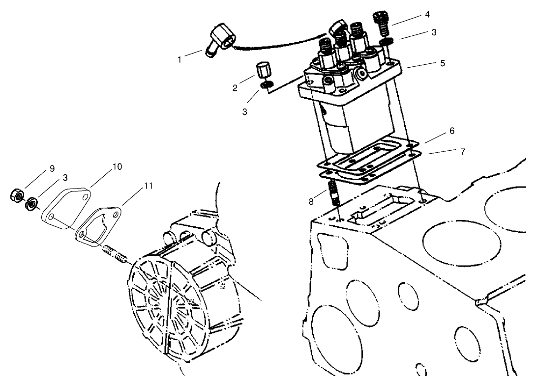 Injection Pump Installation Assembly