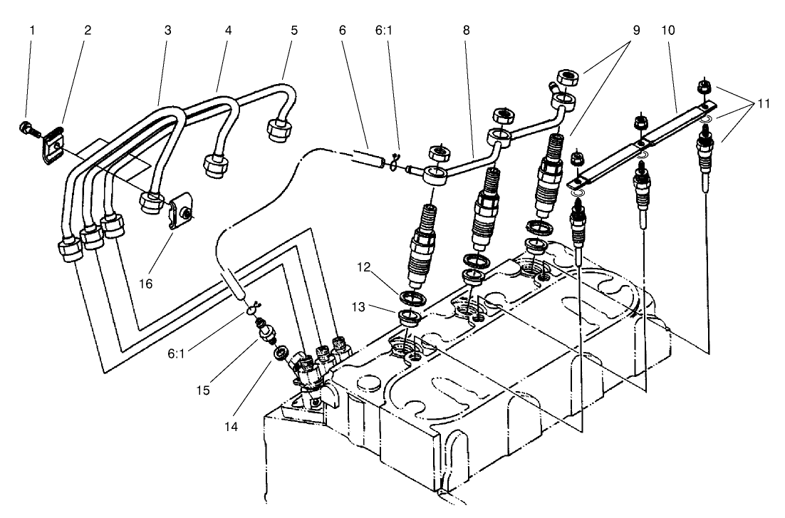 Nozzle Holder and Glow Plug Assembly