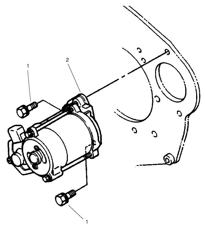 Starter Mount Assembly