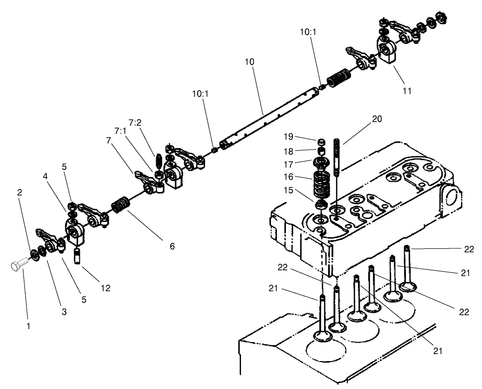 Valve and Rocker Arm Assembly