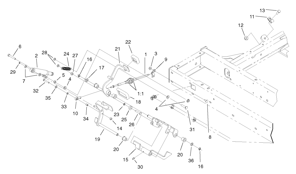Traction Pedal Assembly