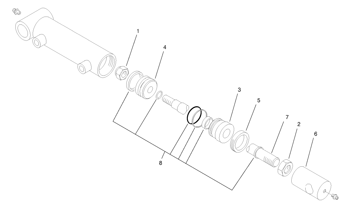 Hydraulic Cylinder Assembly No. 95-8978