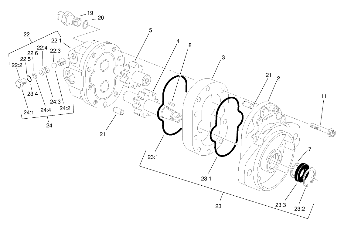 Motor Gear Assembly No. 99-3627