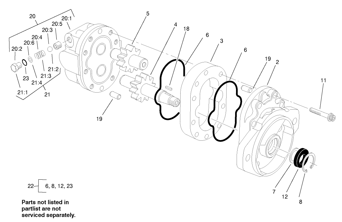 Motor Gear Assembly No. 93-6975