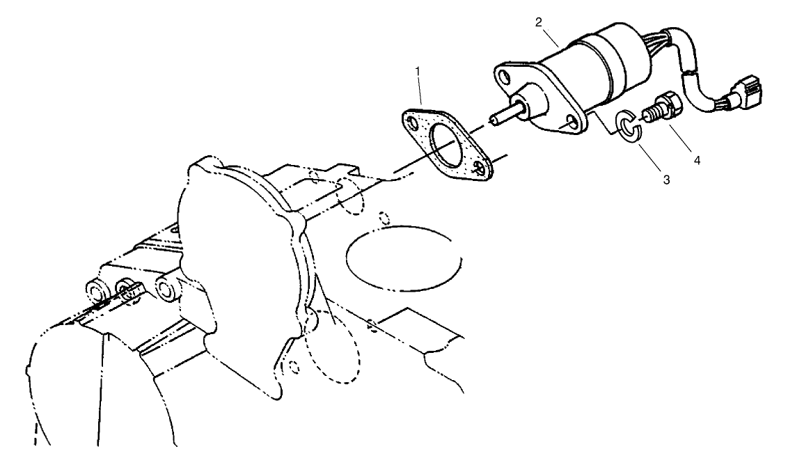 Stop Solenoid and Fuel Pump Assembly