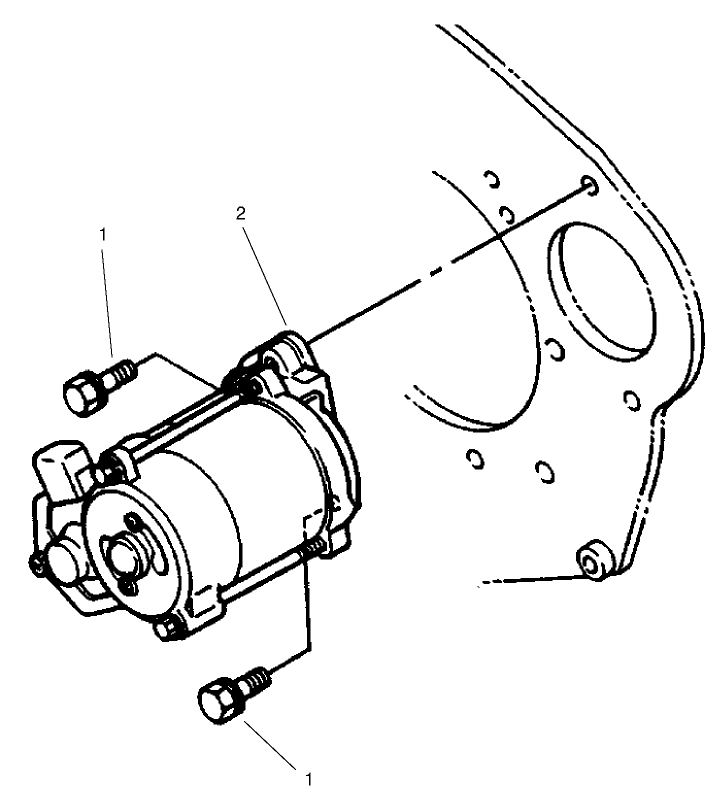 Starter Mount Assembly