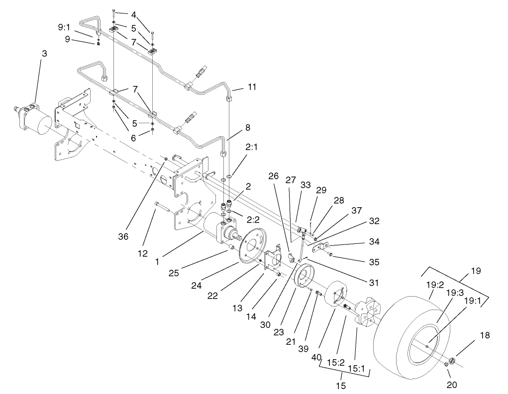 Front Wheel and Brake Assembly