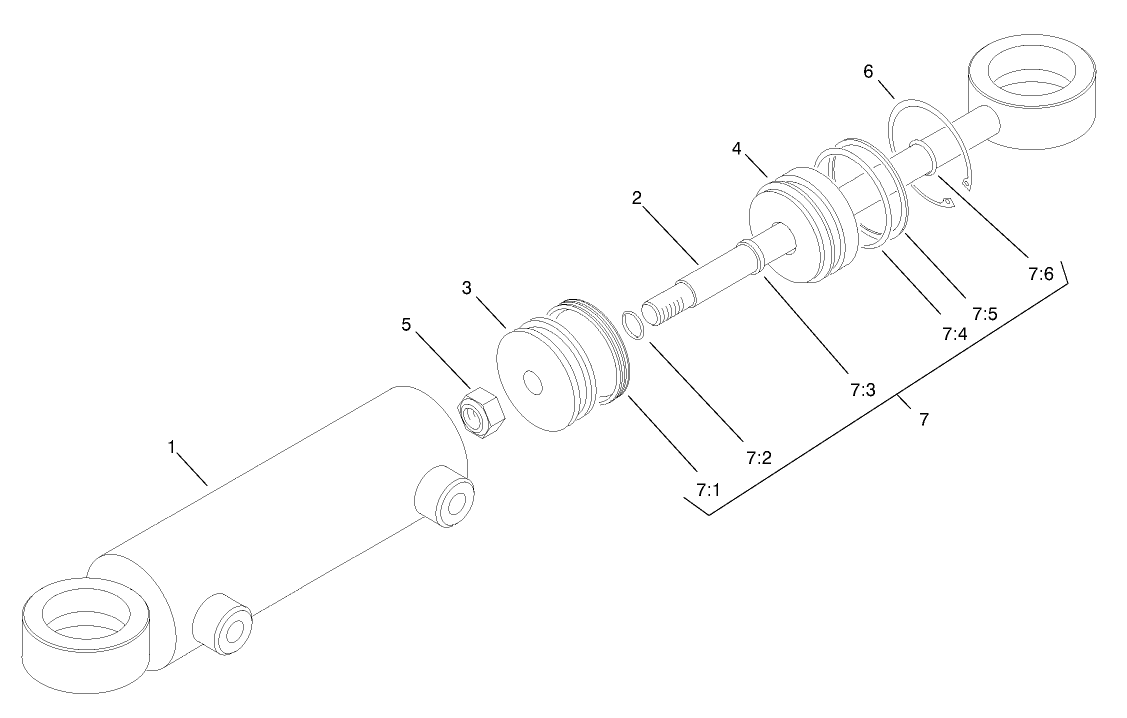Hydraulic Cylinder Assembly No. 94-8141