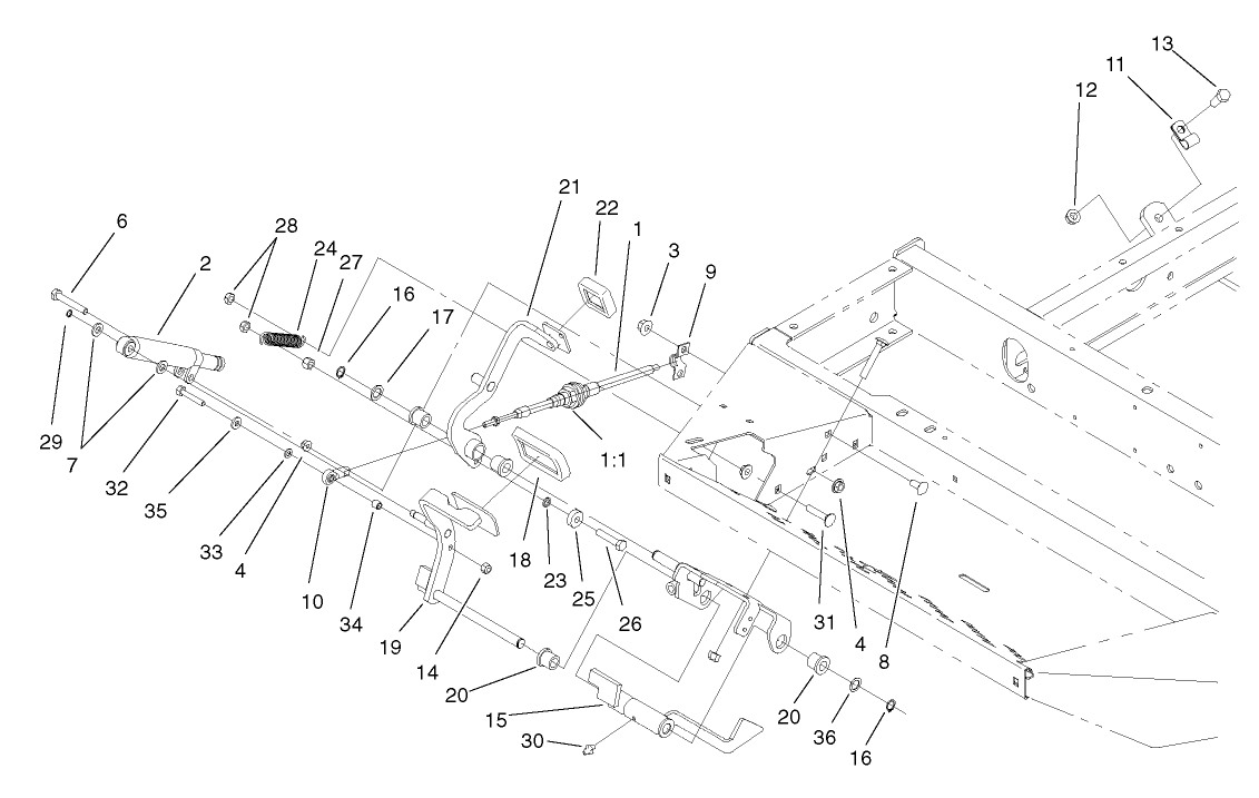 Traction Pedal Assembly