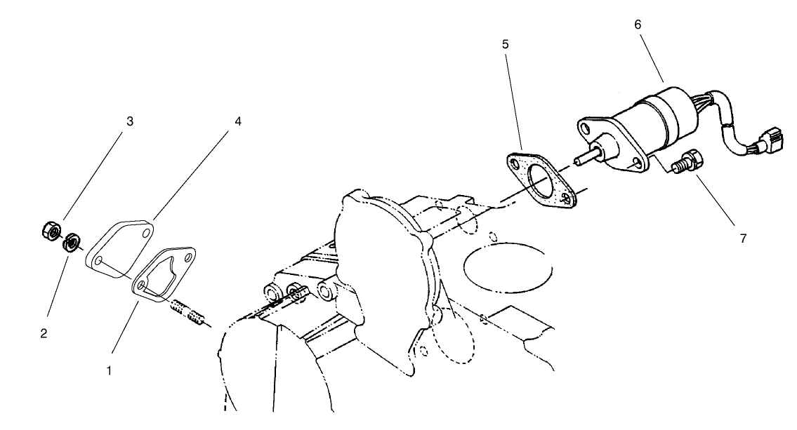 Stop Solenoid and Fuel Pump Assembly