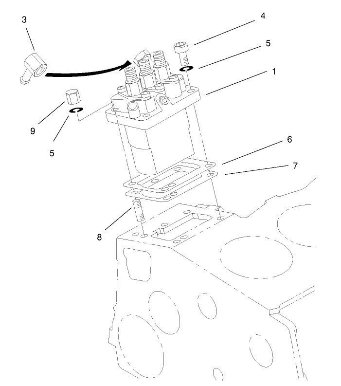 Injection Pump Installation Assembly