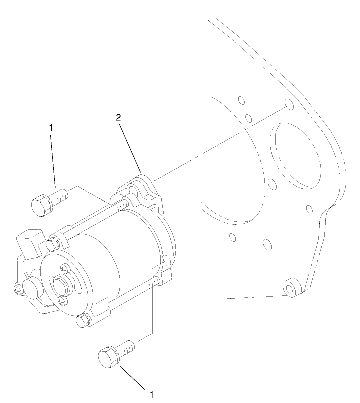 Starter Mount Assembly