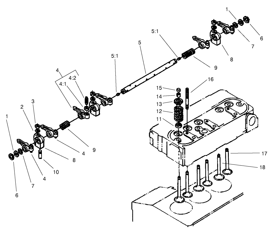 Valve and Rocker Arm Assembly