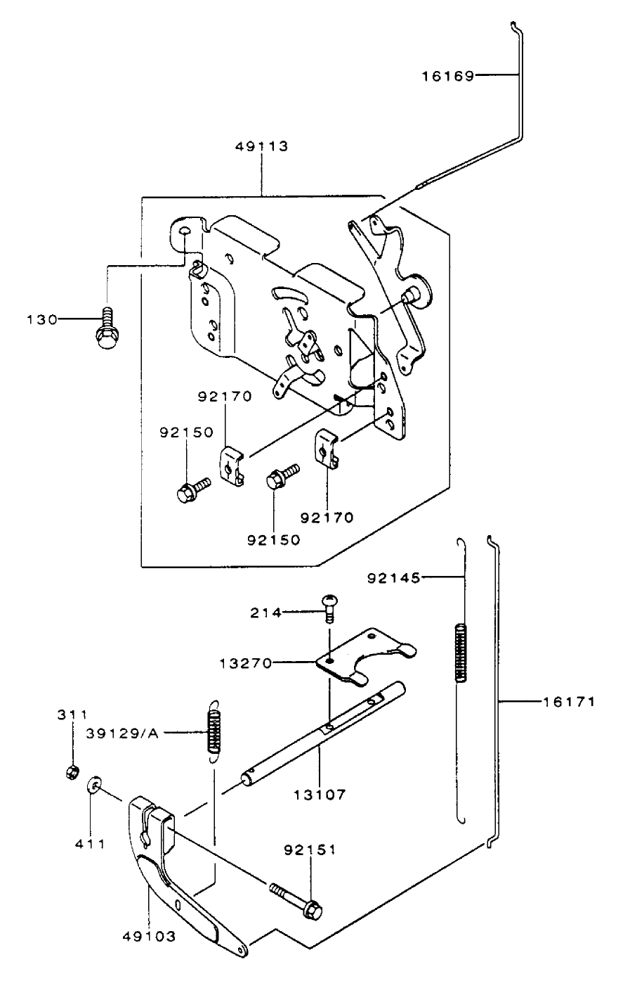 Control-Equipment Assembly Kawasaki FH500V-ES10