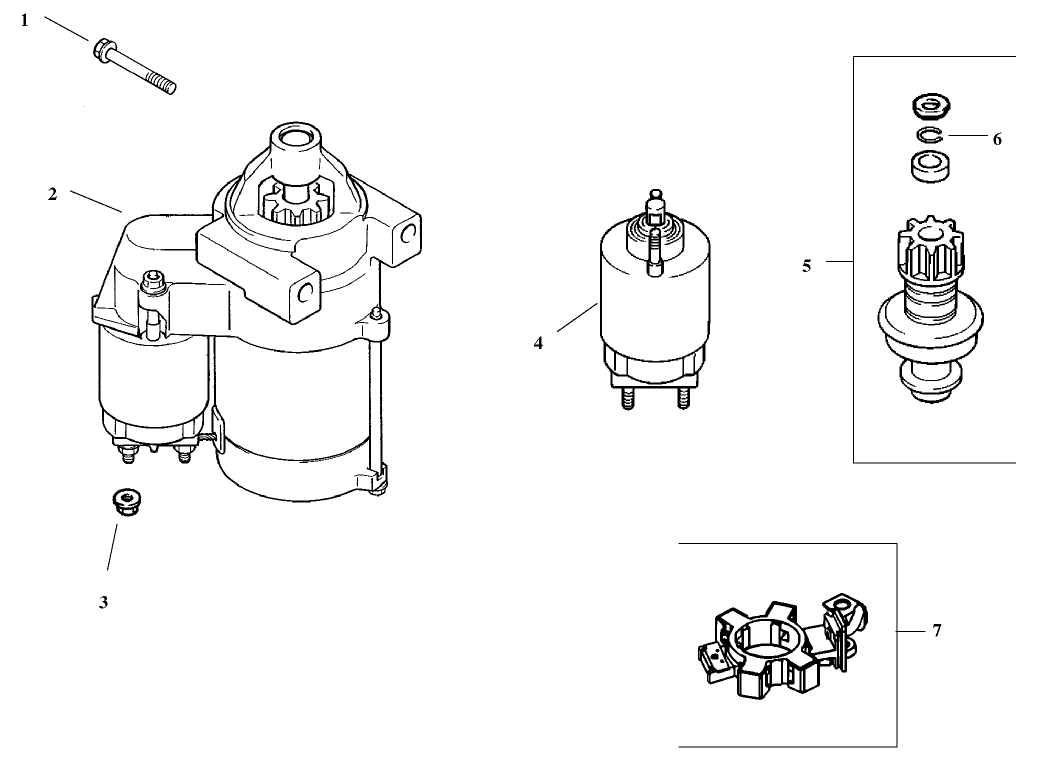 Group 7-Starter Assembly Kohler CV20S-PS65585