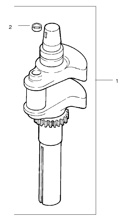 Group 1-Crankshaft Assembly Kohler CV23S PS75560