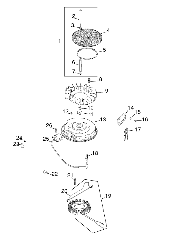 Group 5-Ignition/Electrical Assembly Kohler CV23S PS75560