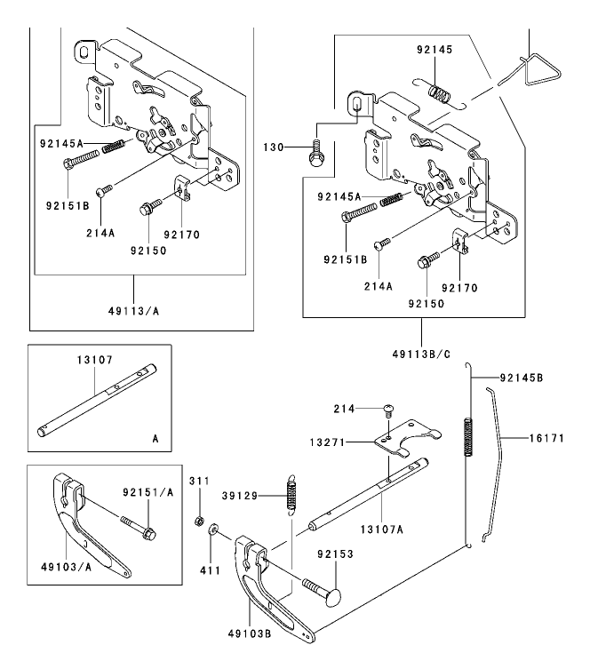 Control-Equipment Assembly Kawasaki FH680V-CS10