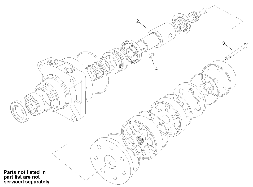 Hydraulic Motor Assembly No. 99-3052