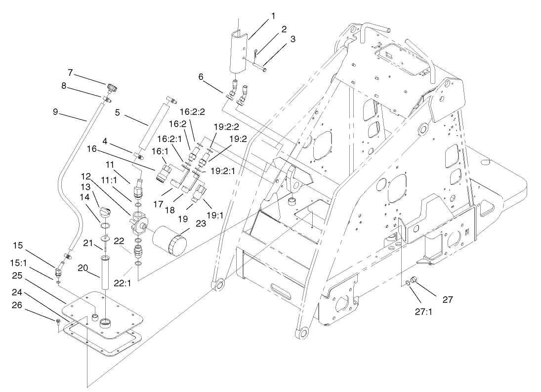 Hydraulic Tank and Filter Assembly