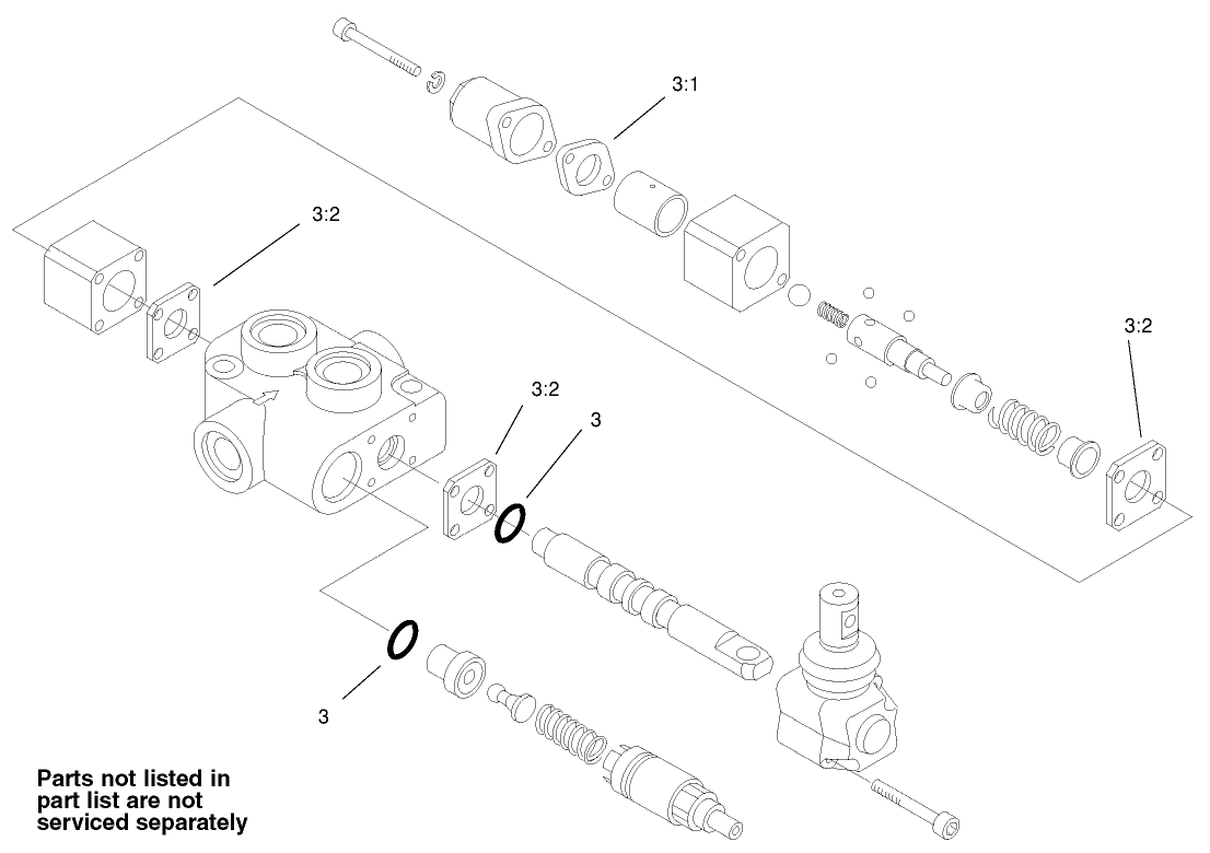 Hydraulic Valve Assembly No. 99-3077