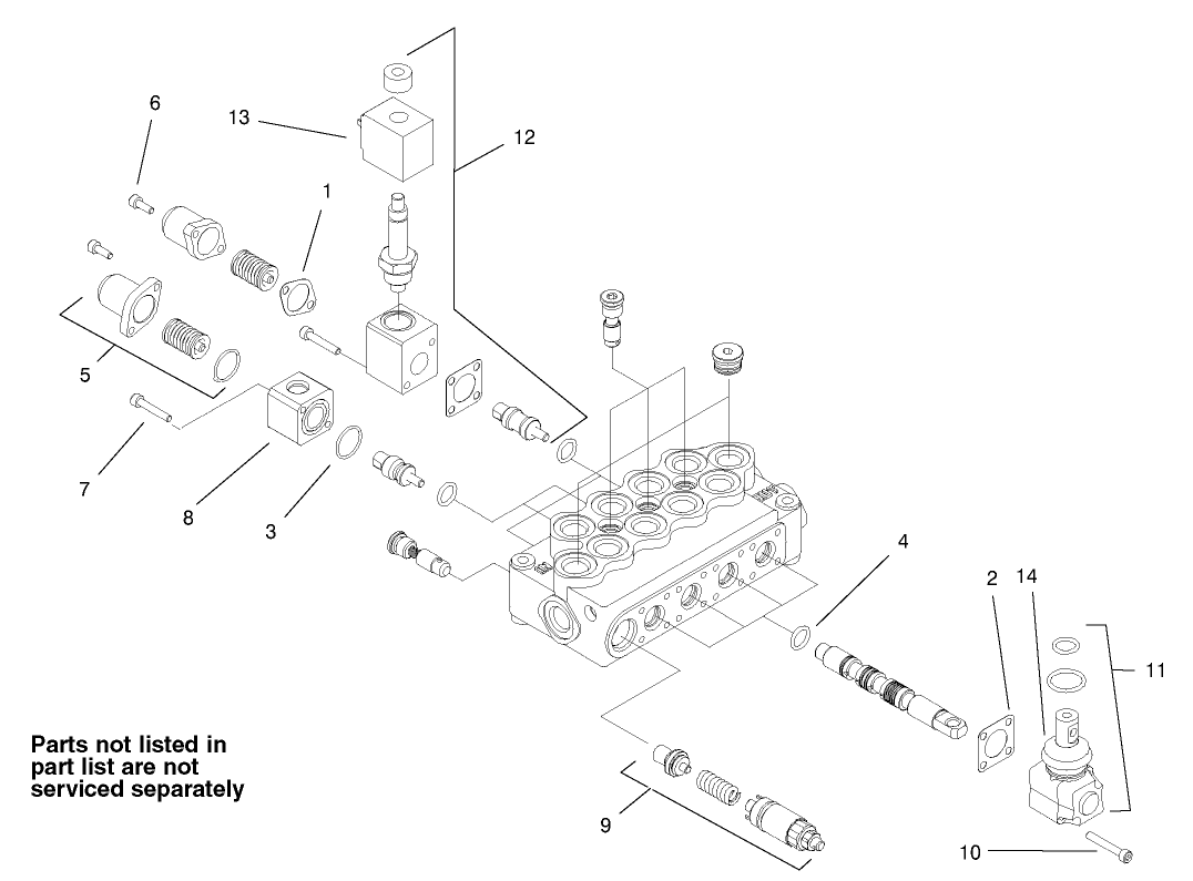 Hydraulic Valve Assembly No. 99-3069
