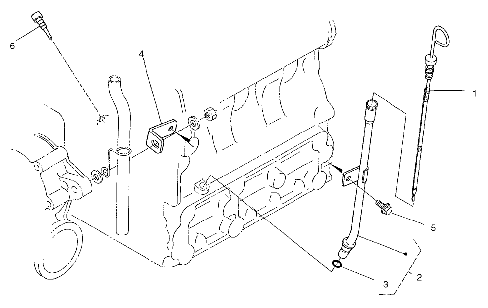 Dipstick and Guide Assembly