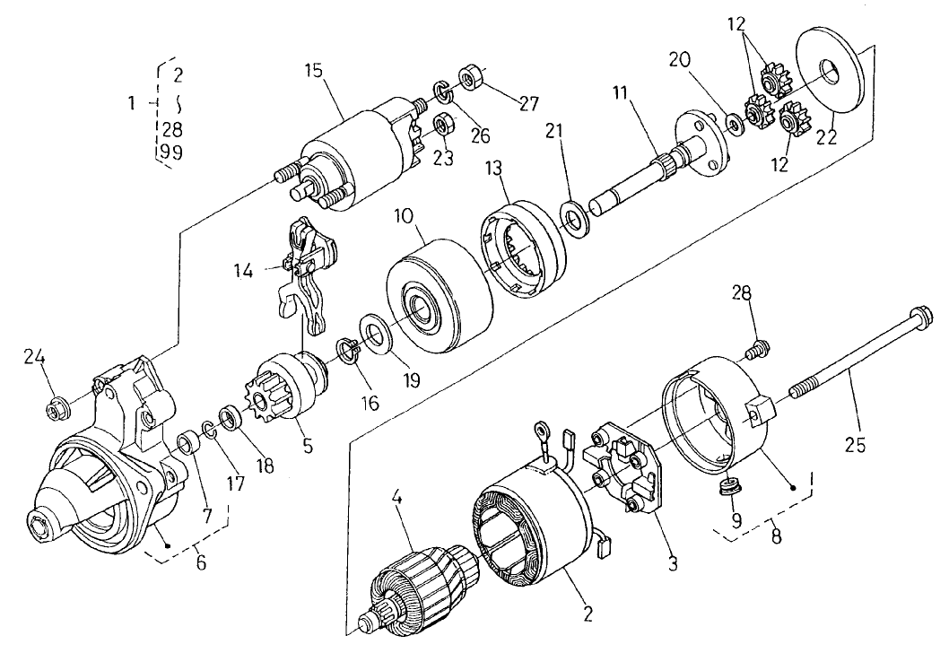 Starter (Complete Parts)