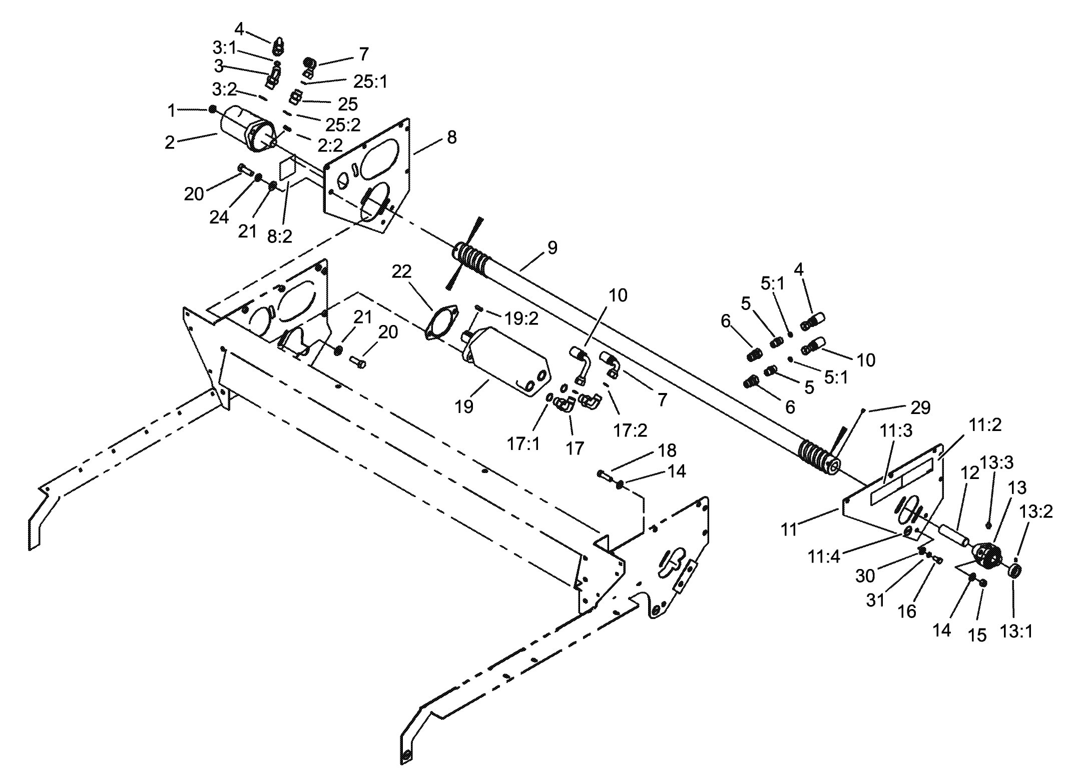 Brush and Motor Assembly
