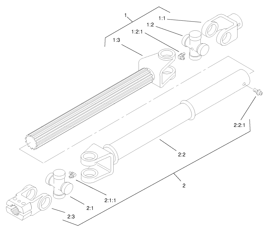 Drive Shaft Assembly No. 100-1557