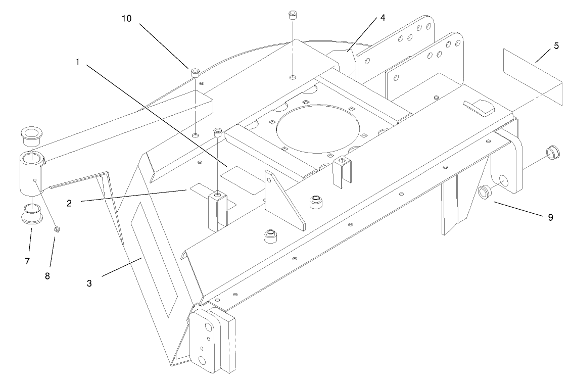 Right Hand Deck Wing Assembly No. 105-9575