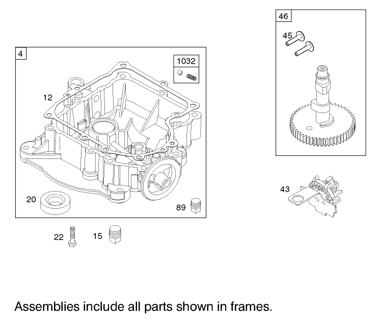 Crankcase Assembly  Briggs and Stratton 31F777-0123-E1