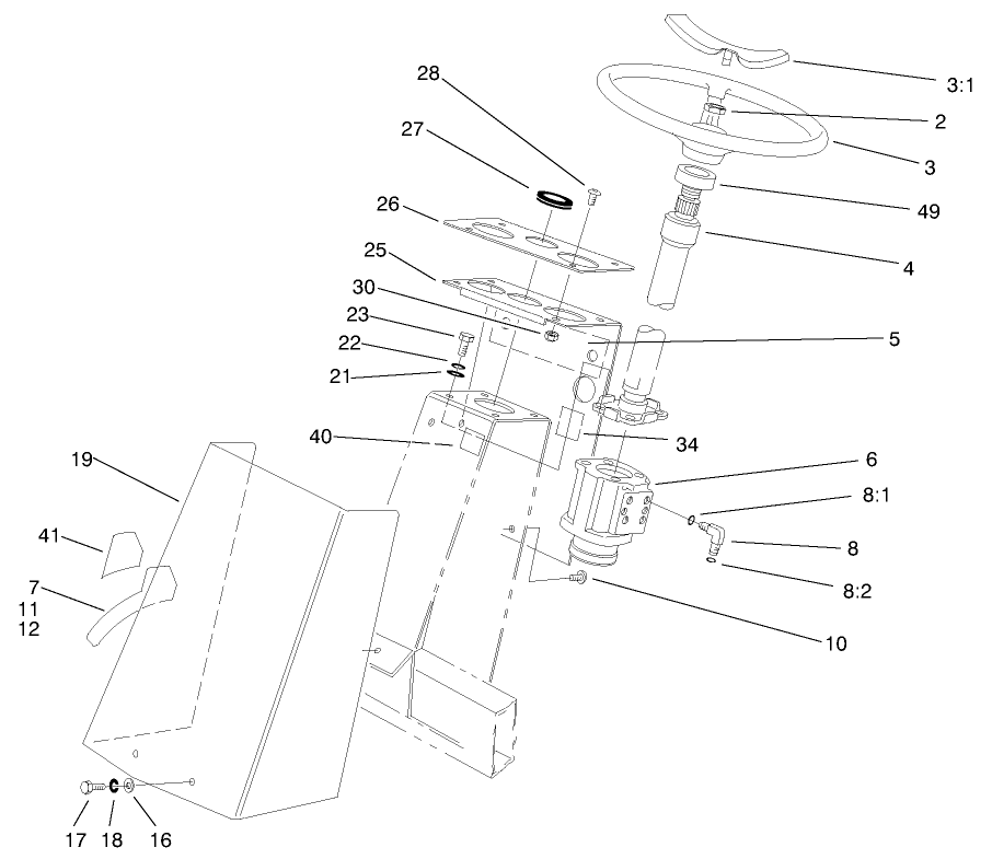 Steering Tower Assembly