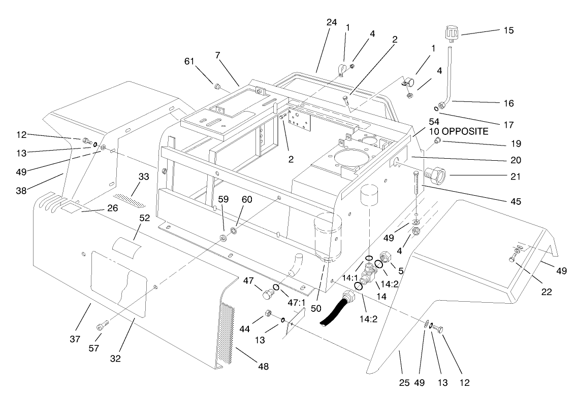 Fenders and Center Console Assembly