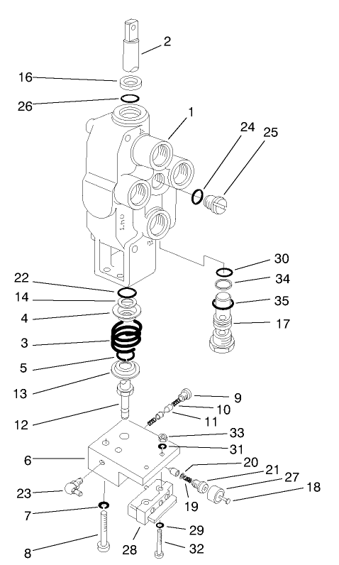 Valve Motor Spool Assembly No. 63-4800
