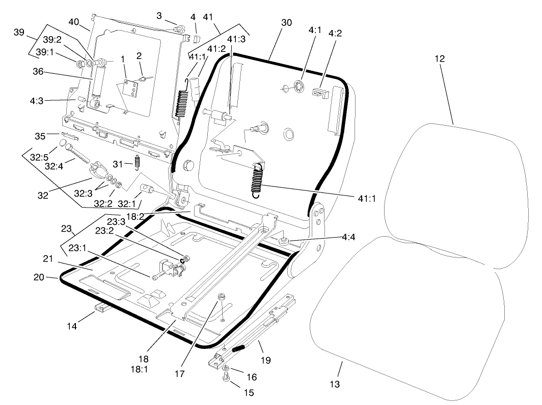 Seat Assembly No. 77-4860