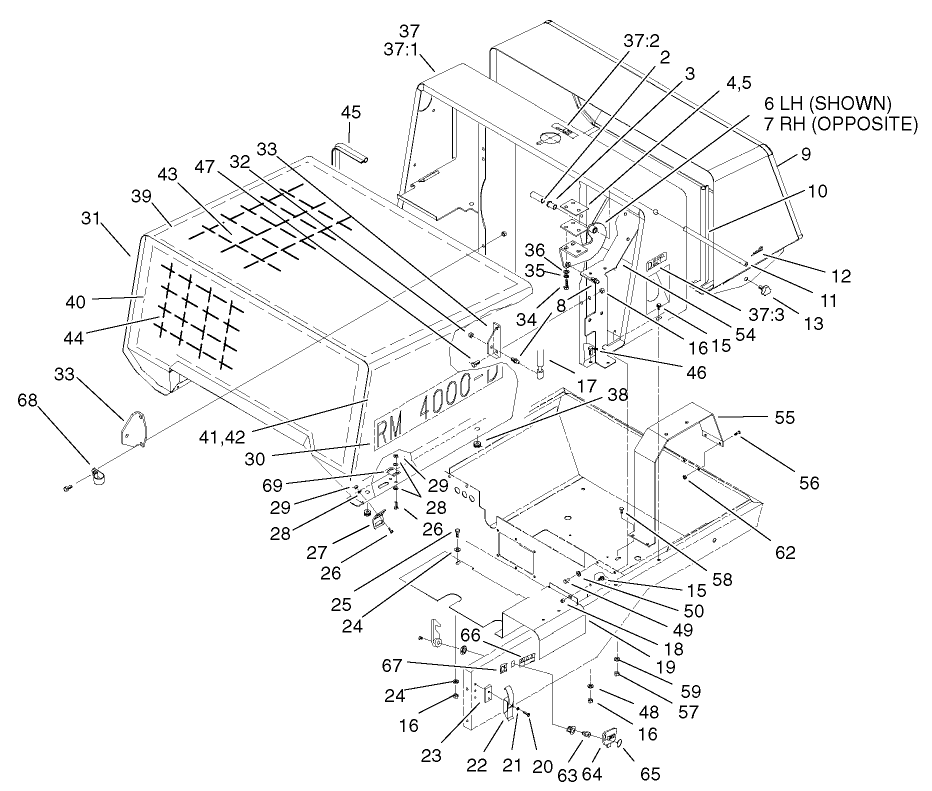 Front and Rear Canopy Assembly